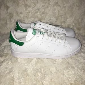 Adidas Stan Smith Vegan Leather White Green